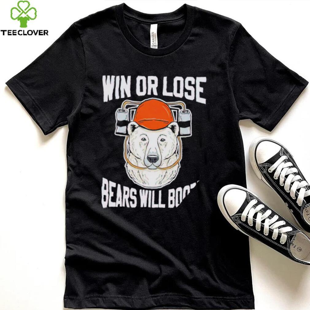 Ohio Northern Football win or lose Bears will Booze shirt Ohio Northern Football win or lose Bears will Booze shirt