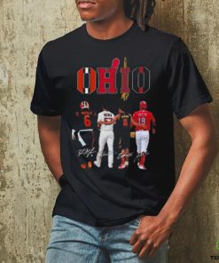 Ohio Sport Cleveland Browns Cincinnati Reds Cincinnati Bengals Cleveland Cavaliers Signatures 2023 Shirt 2 Ohio Sport Cleveland Browns Cincinnati Reds Cincinnati Bengals Cleveland Cavaliers Signatures 2023 Shirt