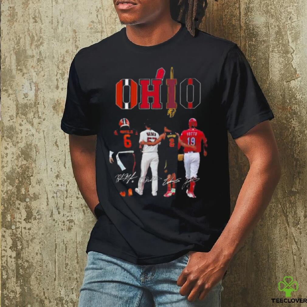 Ohio Sport Cleveland Browns Cincinnati Reds Cincinnati Bengals Cleveland Cavaliers Signatures 2023 Shirt Ohio Sport Cleveland Browns Cincinnati Reds Cincinnati Bengals Cleveland Cavaliers Signatures 2023 Shirt