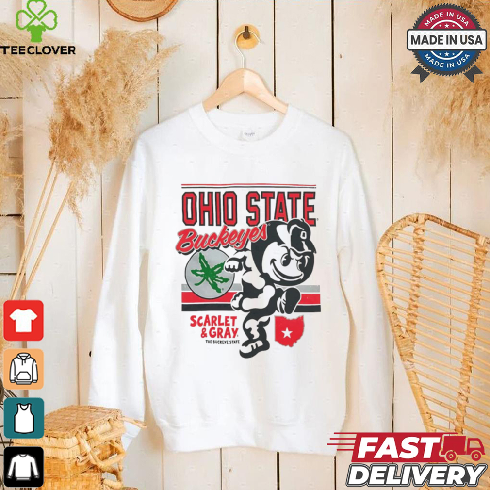 Ohio State Brutus Retro Football t shirt Ohio State Brutus Retro Football t shirt