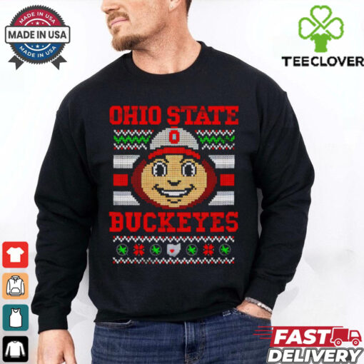 Ohio State Brutus ugly Christmas 2024 shirt