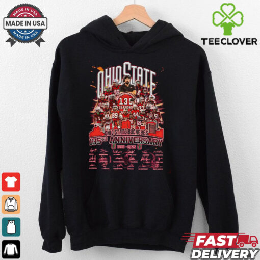 Ohio State Buckeyes 135th Anniversary 1890 2025 Football History  Fan Favorite T Shirt