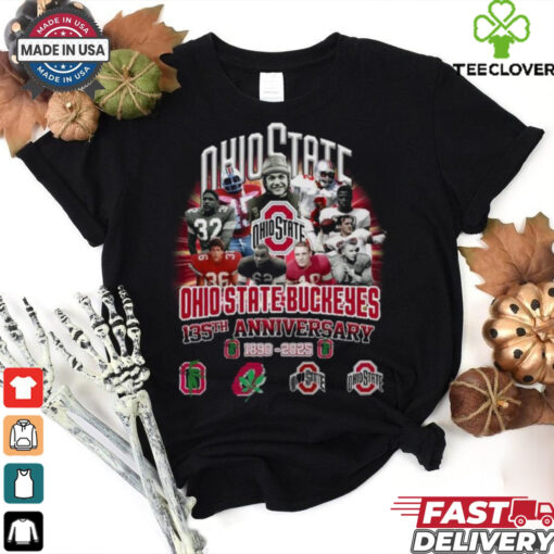 Ohio State Buckeyes 135th Anniversary 1890 2025 Rose Bowl Champions  Fan Favorite T Shirt