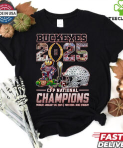 Ohio State Buckeyes 2025 CFP National Champions T Shirt