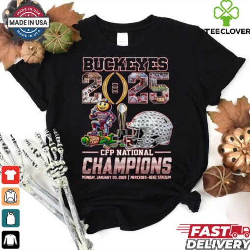 Ohio State Buckeyes 2025 CFP National Champions T Shirt