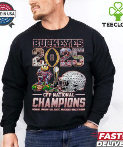 Ohio State Buckeyes 2025 CFP National Champions T Shirt