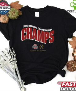 Ohio State Buckeyes 2025 College Football National Champions Classic Logo Locker Room Classic T Shirt