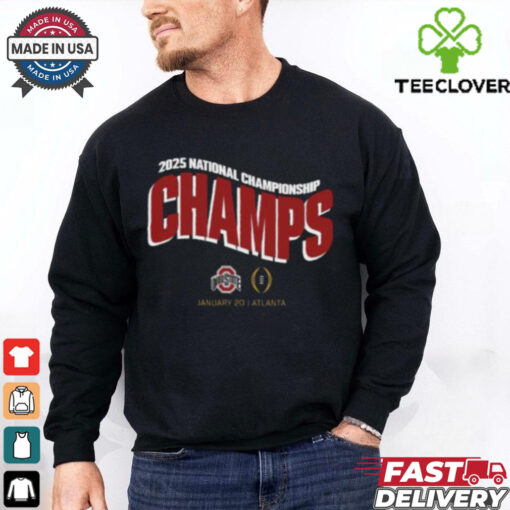 Ohio State Buckeyes 2025 College Football National Champions Classic Logo Locker Room Classic T Shirt