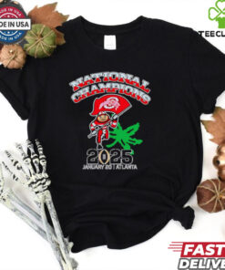 Ohio State Buckeyes 2025 National Champions mascot shirt