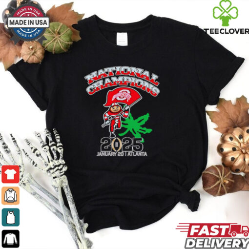 Ohio State Buckeyes 2025 National Champions mascot shirt