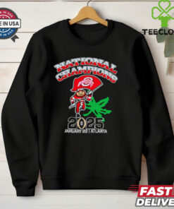 Ohio State Buckeyes 2025 National Champions mascot shirt