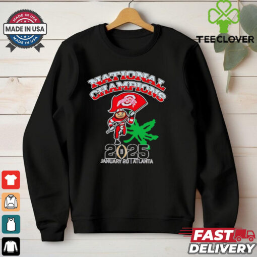 Ohio State Buckeyes 2025 National Champions mascot shirt
