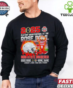 Ohio State Buckeyes 2025 Playoff Quarterfinal At The Rose Bowl shirt