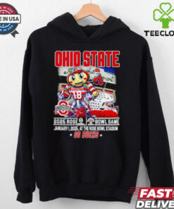 Ohio State Buckeyes 2025 Rose Bowl Game Go Bucks mascot shirt