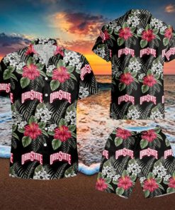 Ohio State Buckeyes Aloha Shirt Hawaiian Summer Hawaiian Shirt And Short