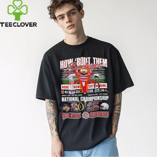 Ohio State Buckeyes Brutus Buckeye How ’bout Them National Championship 2025 shirt