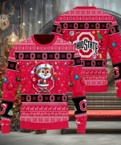 Ohio State Buckeyes Christmas Sweater1