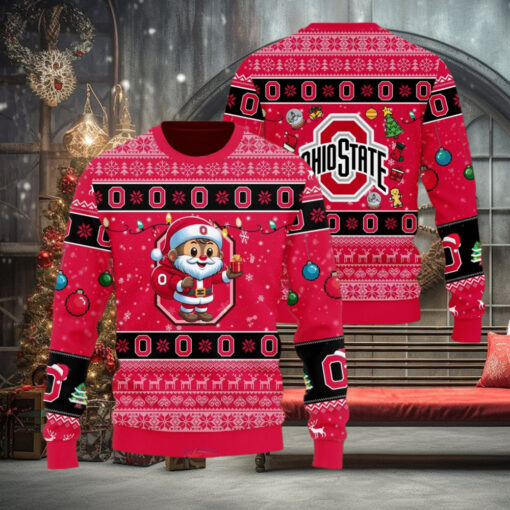 Ohio State Buckeyes Christmas Sweater1