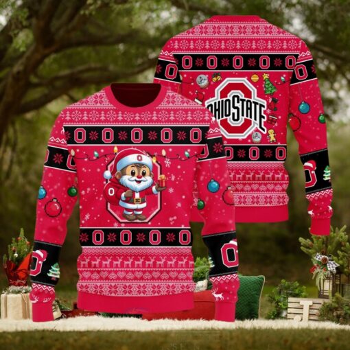 Ohio State Buckeyes Christmas Sweater1