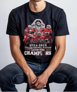 Ohio State Buckeyes College Football 2024 2025 Cotton Bowl Champions Hoodie T Shirt