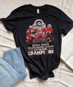 Ohio State Buckeyes College Football 2024 2025 Cotton Bowl Champions Hoodie T Shirt