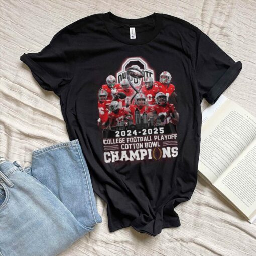 Ohio State Buckeyes College Football 2024 2025 Cotton Bowl Champions Hoodie T Shirt