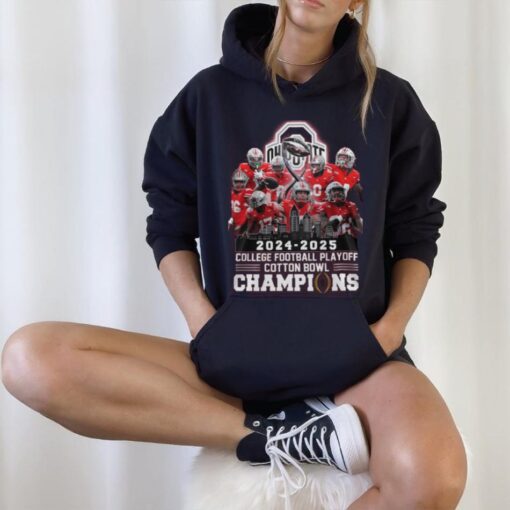 Ohio State Buckeyes College Football 2024 2025 Cotton Bowl Champions Hoodie T Shirt