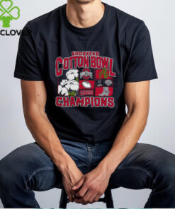 The **Ohio State Buckeyes College Football Playoff 2025 Cotton Bowl Champions Victory Ahead T-Shirt** celebrates Ohio State's triumph in the 2025 Cotton Bowl and their journey to the College Football Playoff. With a bold design and a victorious message, this shirt is a perfect way for fans to honor the team's success and their path to glory!