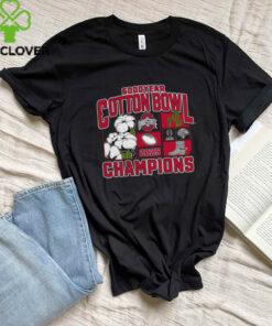 The **Ohio State Buckeyes College Football Playoff 2025 Cotton Bowl Champions Victory Ahead T-Shirt** celebrates Ohio State's triumph in the 2025 Cotton Bowl and their journey to the College Football Playoff. With a bold design and a victorious message, this shirt is a perfect way for fans to honor the team's success and their path to glory!