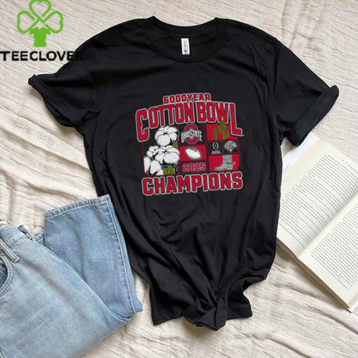Ohio State Buckeyes College Football Playoff 2025 Cotton Bowl Champions Victory Ahead T Shirt