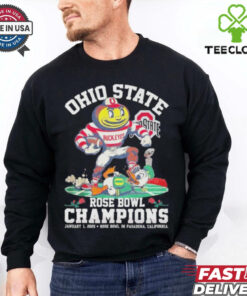 Ohio State Buckeyes Defeat Oregon Ducks Rose Bowl Champions 2025 Shirt