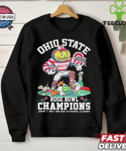 Ohio State Buckeyes Defeat Oregon Ducks Rose Bowl Champions 2025 Shirt