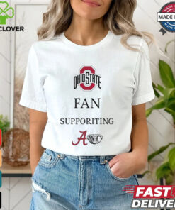 Ohio State Buckeyes Fan Supporting Alabama Crimson Tide Football T shirts