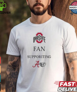 Ohio State Buckeyes Fan Supporting Alabama Crimson Tide Football T shirts