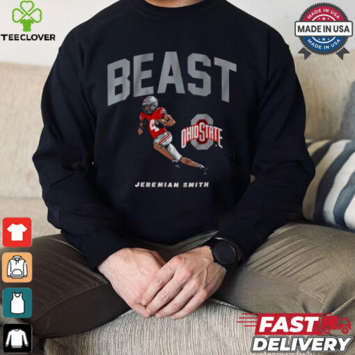 Ohio State Buckeyes Football Jeremiah Smith Beast t shirt