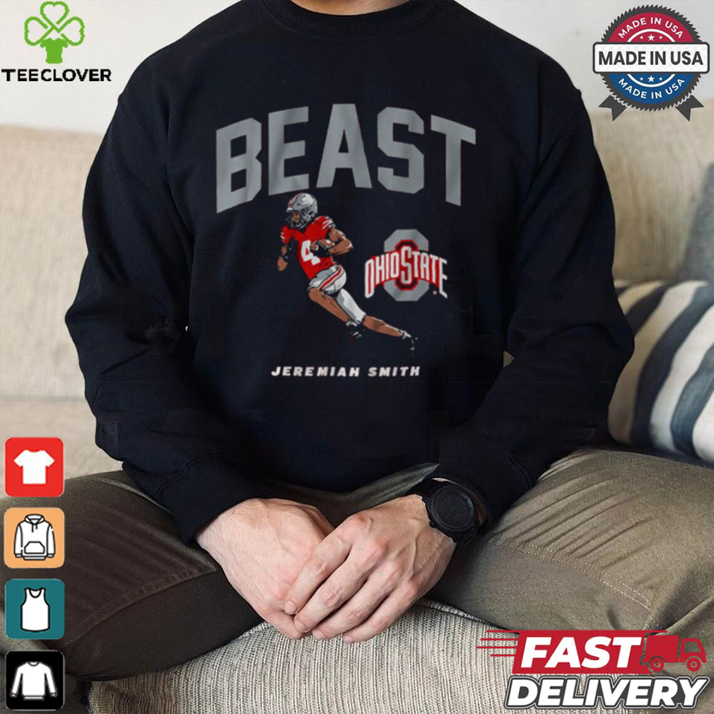 Ohio State Buckeyes Football Jeremiah Smith Beast t shirt Ohio State Buckeyes Football Jeremiah Smith Beast t shirt