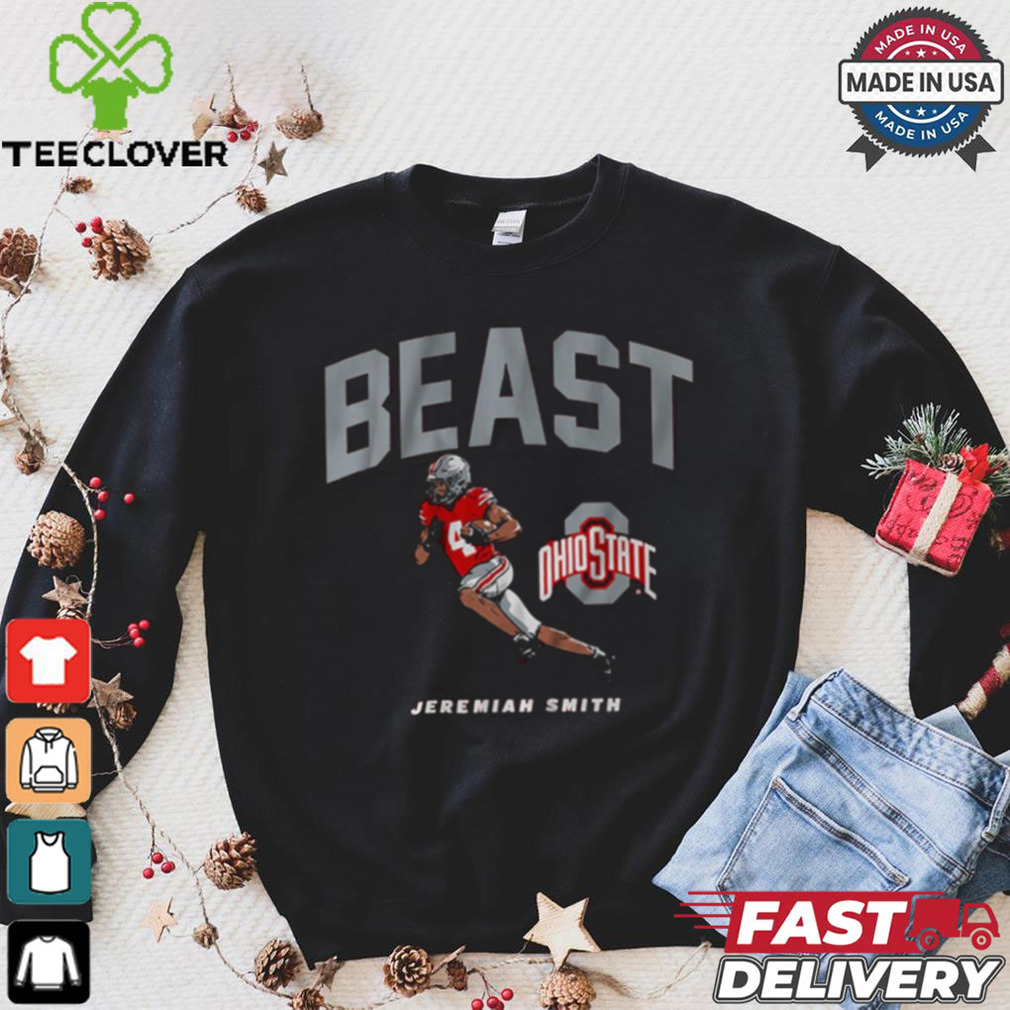 Ohio State Buckeyes Football Jeremiah Smith Beast t shirt Ohio State Buckeyes Football Jeremiah Smith Beast t shirt