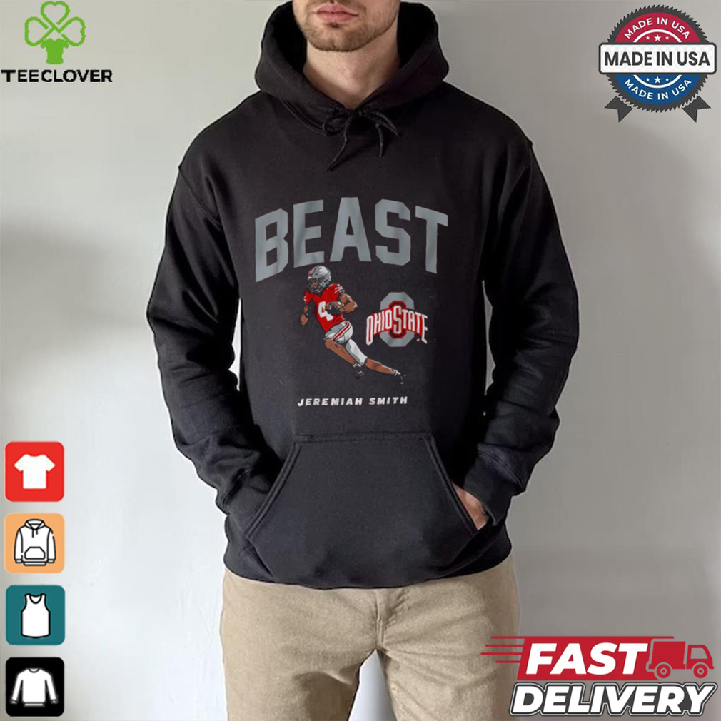 Ohio State Buckeyes Football Jeremiah Smith Beast t shirt Ohio State Buckeyes Football Jeremiah Smith Beast t shirt