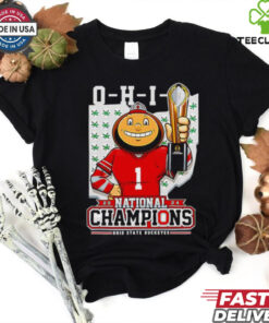 Ohio State Buckeyes Football NCAA National Champions 2024 mascot shirt