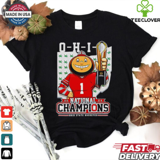 Ohio State Buckeyes Football NCAA National Champions 2024 mascot shirt