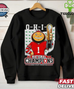 Ohio State Buckeyes Football NCAA National Champions 2024 mascot shirt