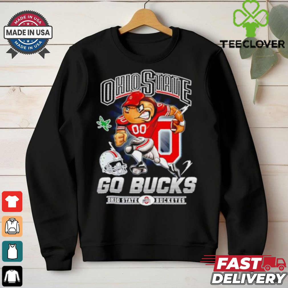 Ohio State Buckeyes Go Bucks mascot shirt Ohio State Buckeyes Go Bucks mascot shirt
