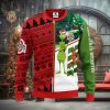 Santa Claus & Yorkshire Terrier Knitted 3D Sweater For Christmas