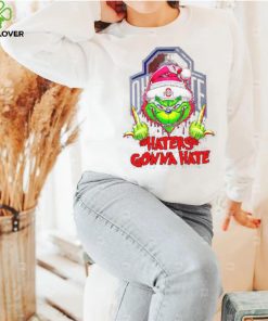 Ohio State Buckeyes Grinch middle finger haters gonna hate shirt