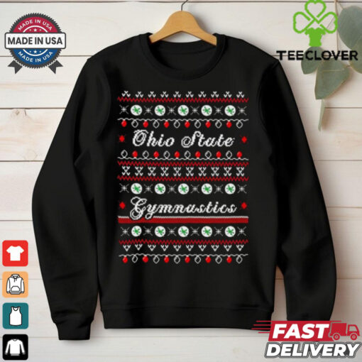 Ohio State Buckeyes Gymnastics ugly Christmas shirt