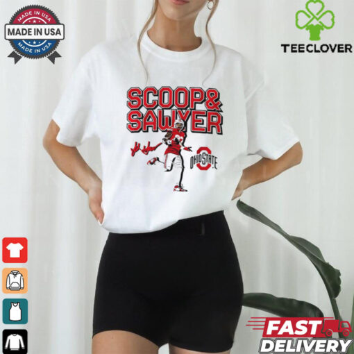 Ohio State Buckeyes Jack Sawyer Scoop and Score Signature shirt