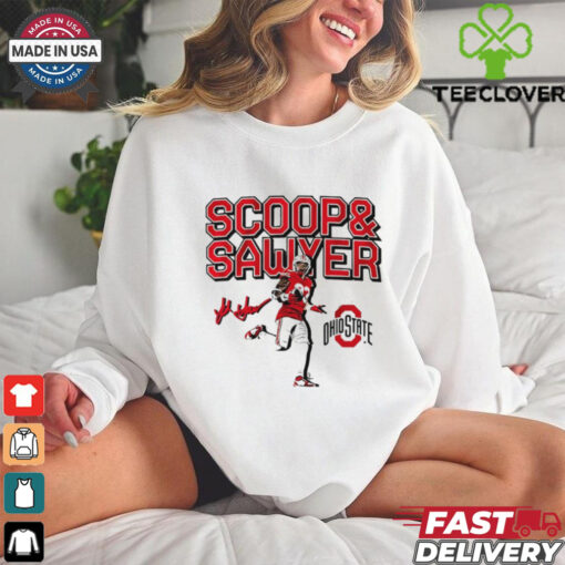 Ohio State Buckeyes Jack Sawyer Scoop and Score Signature shirt