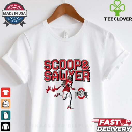 Ohio State Buckeyes Jack Sawyer Scoop and Score Signature shirt