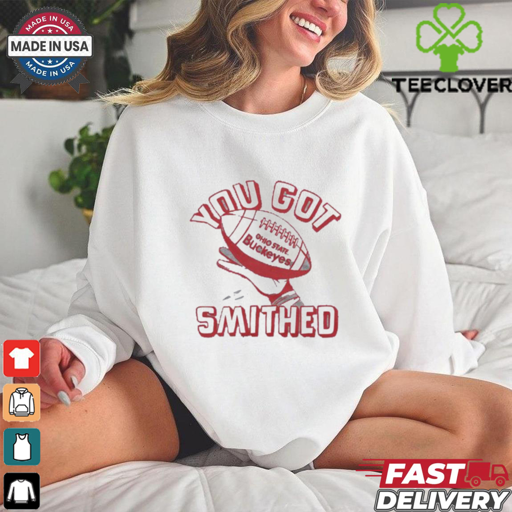 Ohio State Buckeyes Jeremiah Smith You Got Smithed Shirt Ohio State Buckeyes Jeremiah Smith You Got Smithed Shirt