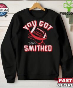Ohio State Buckeyes Jeremiah Smith you got Smithed signature shirt